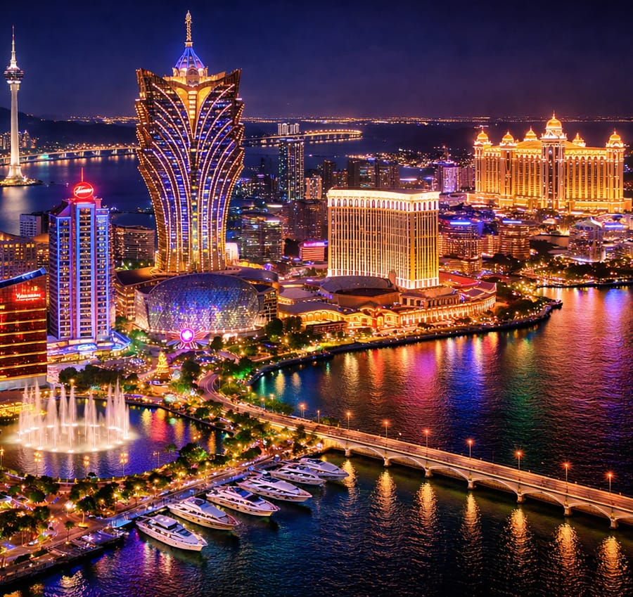 マカオの夜景